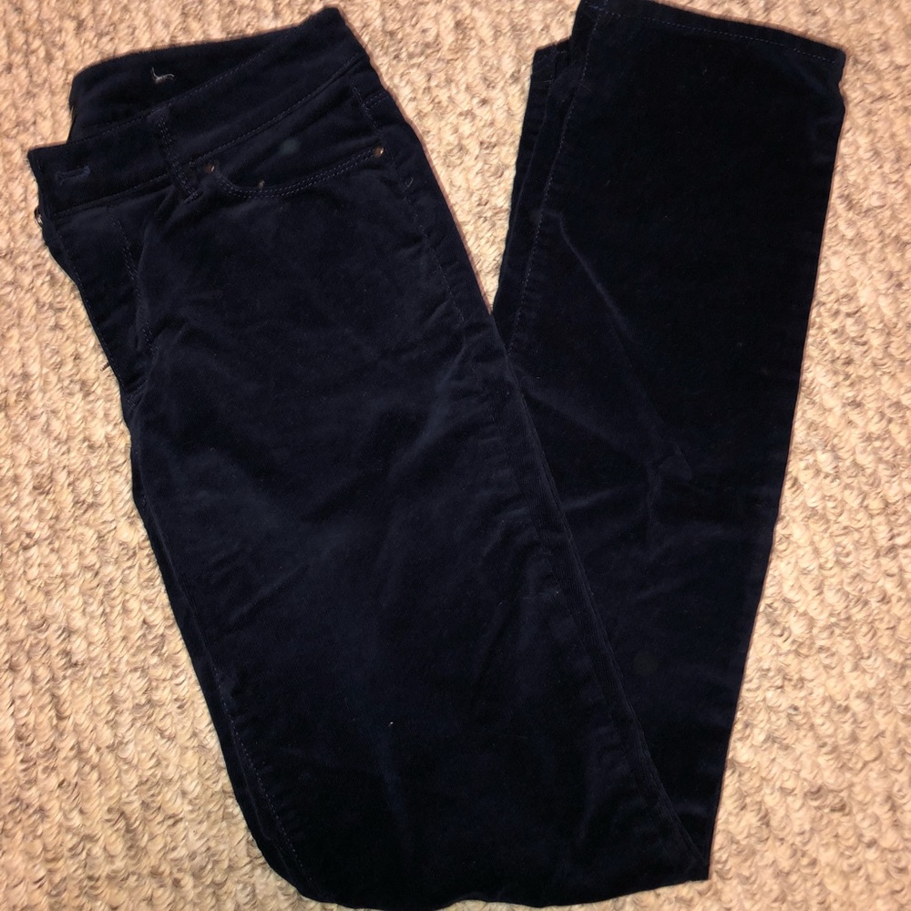 NWOT. Ann Taylor Outlet Corduroy Navy Blue